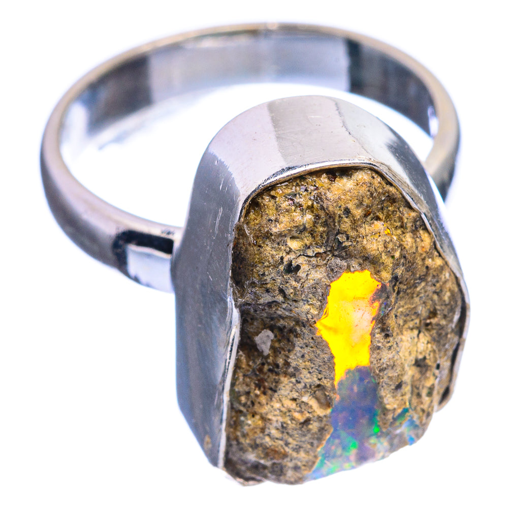 Raw Ethiopian Opal Ring Size 6 (925 Sterling Silver) R142429