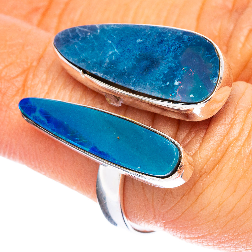 Rare Doublet Opal Ring Size 7.5 (925 Sterling Silver) R7997
