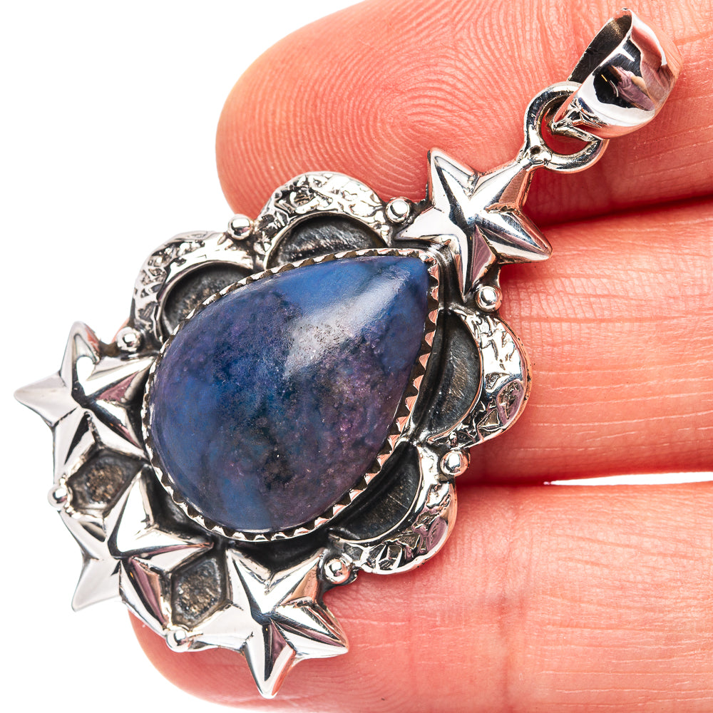 Premium Apatite Star Pendant 2" (.925 Sterling Silver)