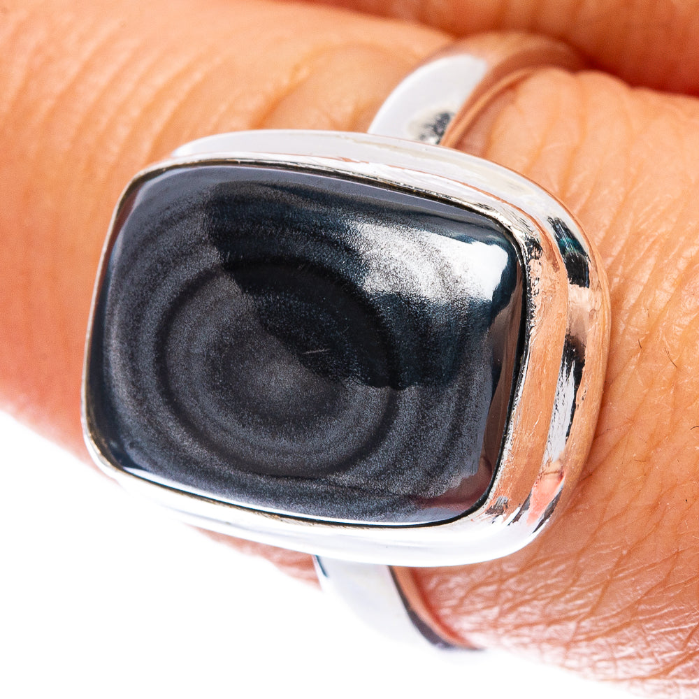 Psilomelane Ring Size 8.5 (925 Sterling Silver) R146597