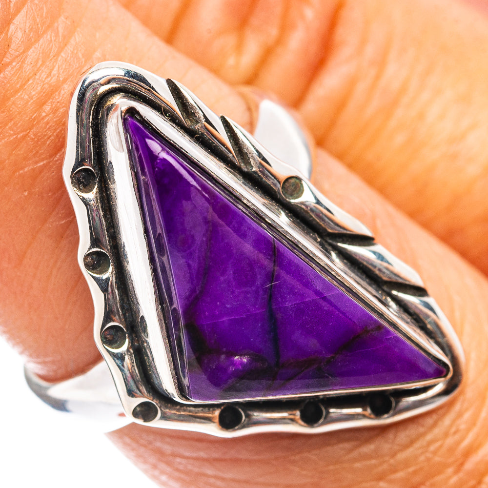 Premium Rare Sugilite Ring Size 6.75 (.925 Sterling Silver)