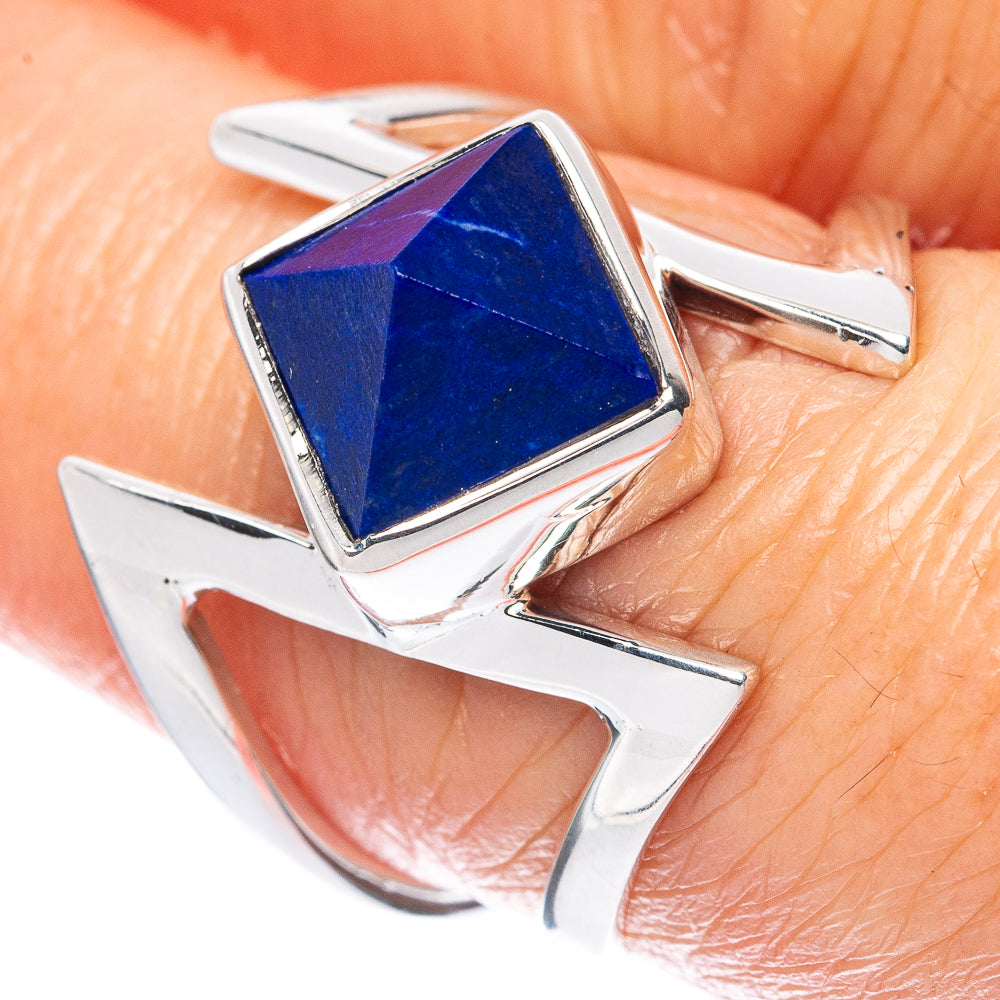 Premium Lapis Lazuli 925 Sterling Silver Ring Size 7 (925 Sterling Silver) R2713