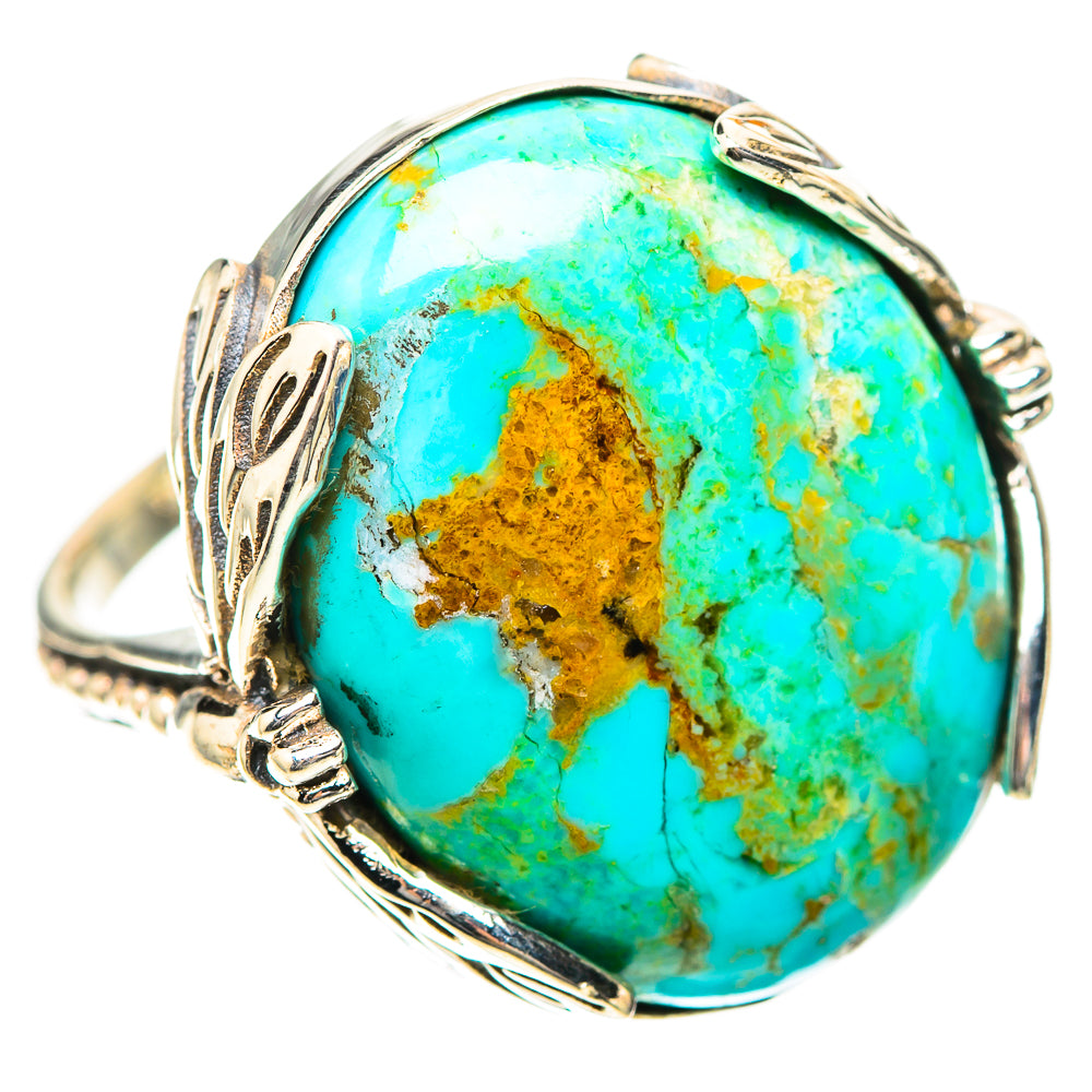 Chrysocolla 925 Sterling Silver Ring Size 7.75 (925 Sterling Silver) RING139334