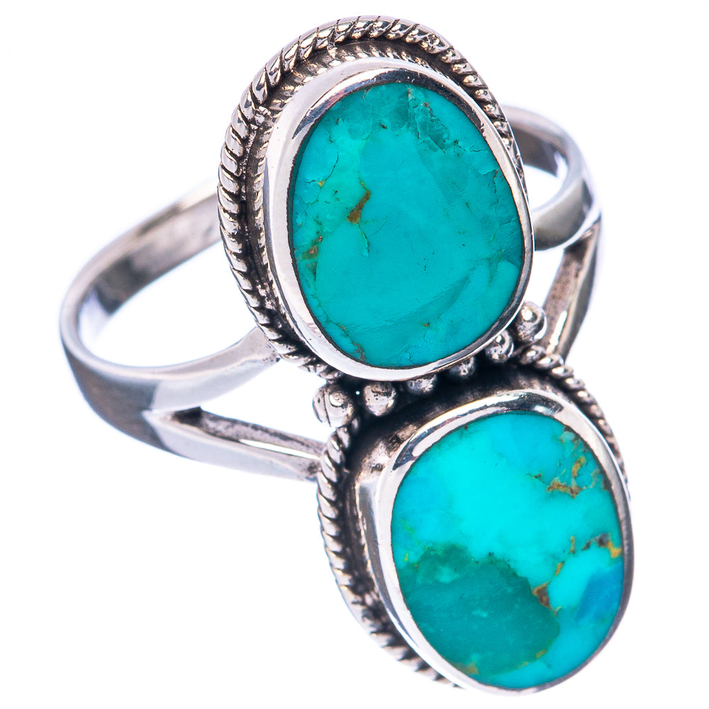 Rare Arizona Turquoise Ring Size 7.75 (925 Sterling Silver) R3091