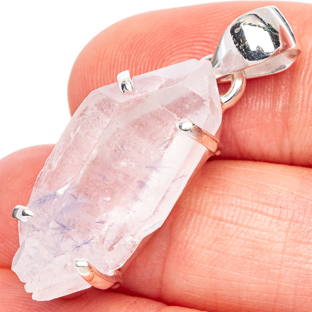 Rare Dumortierite Pendant 1 3/8" (925 Sterling Silver) P41548