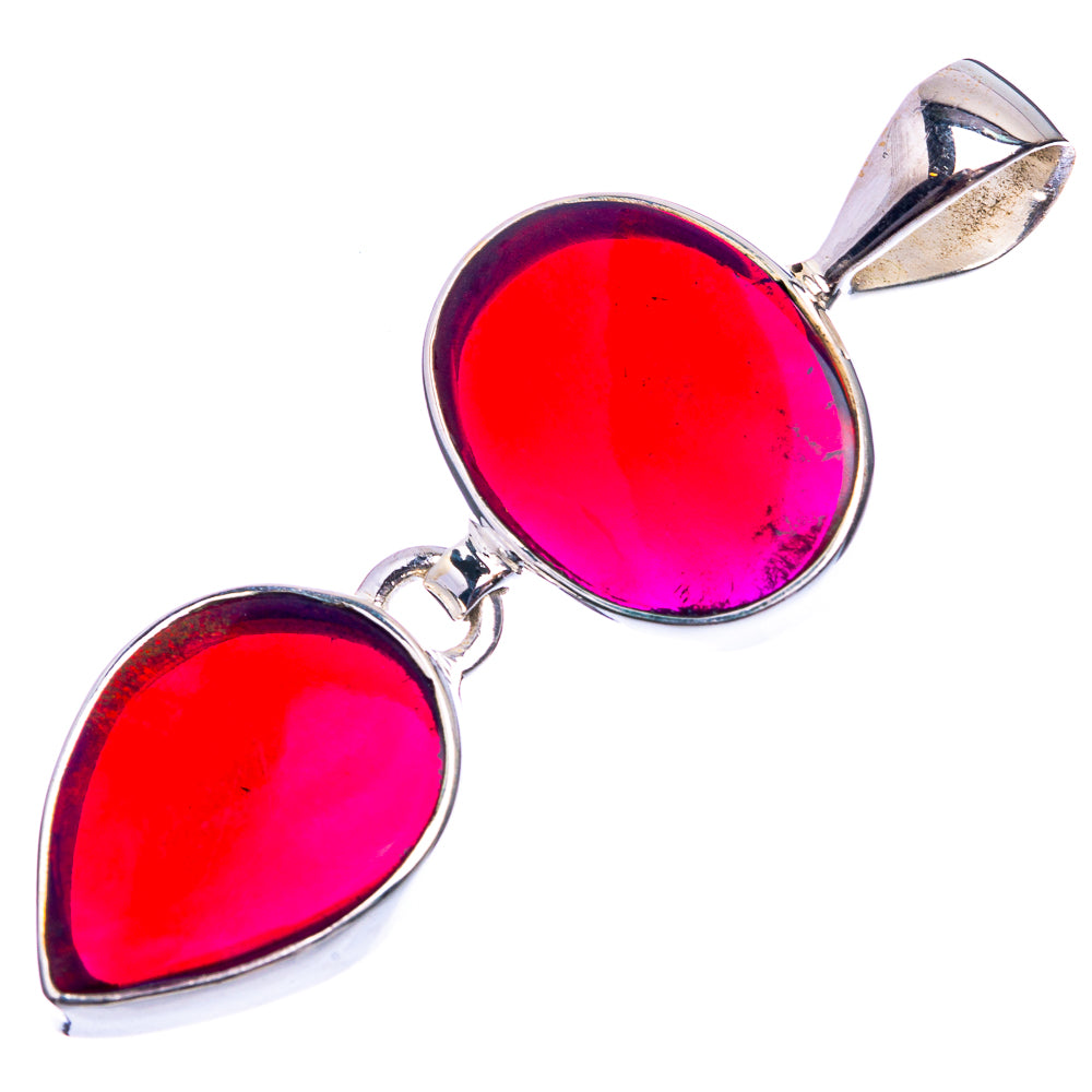 Aura Opal Pendant 1 3/4" (925 Sterling Silver) P39029