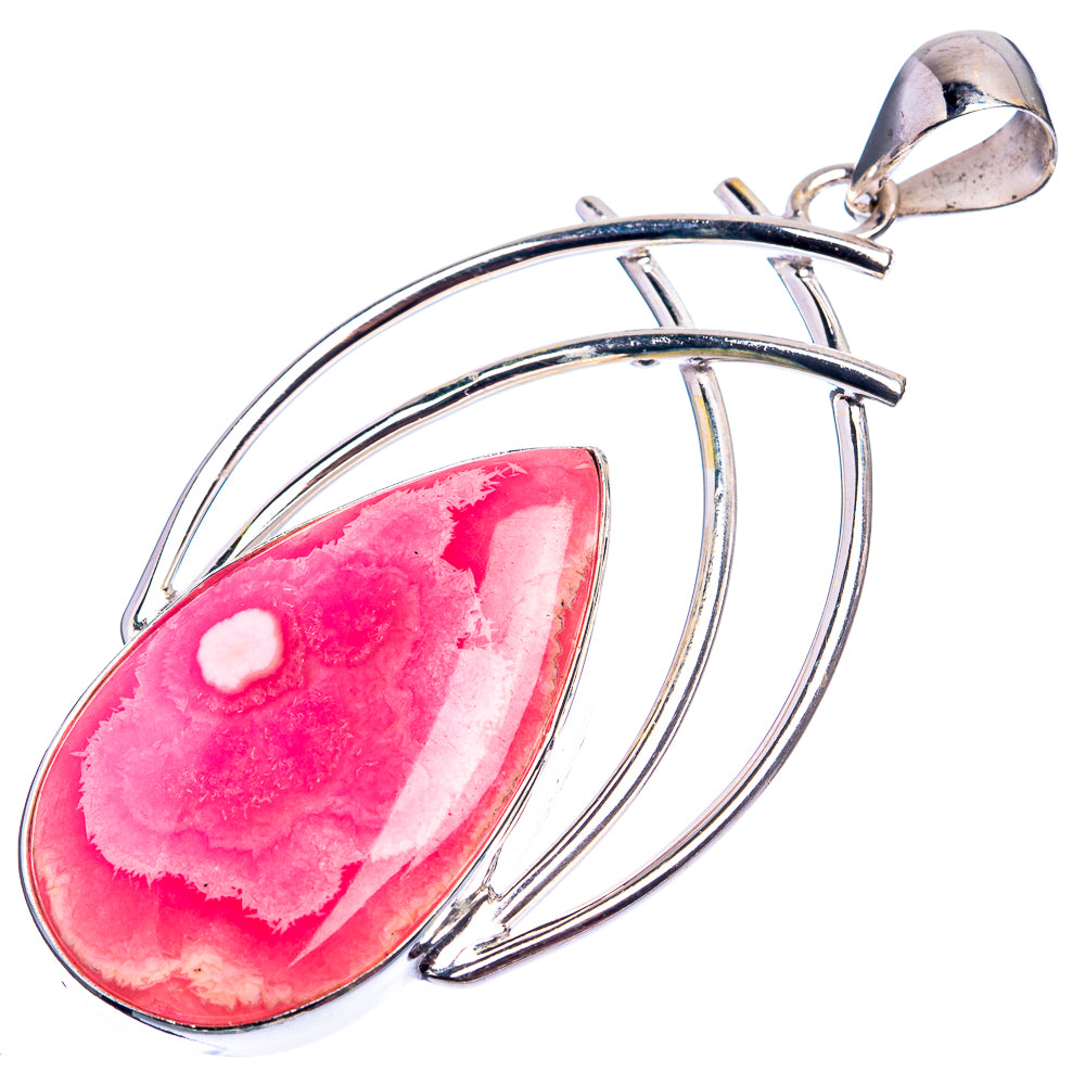 Rhodochrosite Pendant 2 3/8" (925 Sterling Silver) P38955