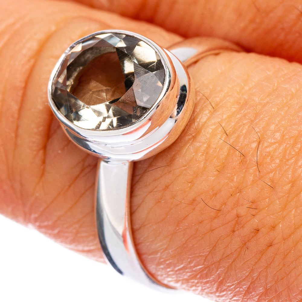 Green Amethyst Ring Size 8.25 (925 Sterling Silver) R146390