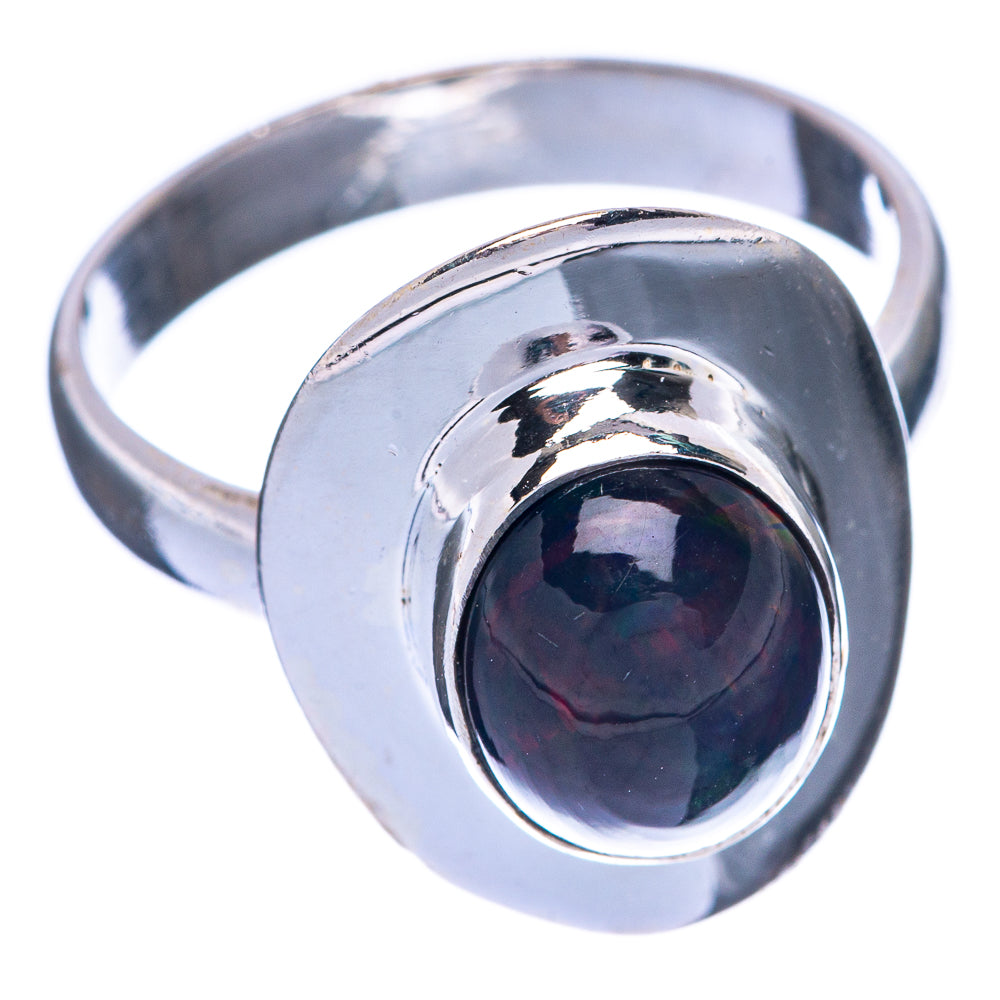 Black Opal Ring Size 7.5 (925 Sterling Silver) R144744