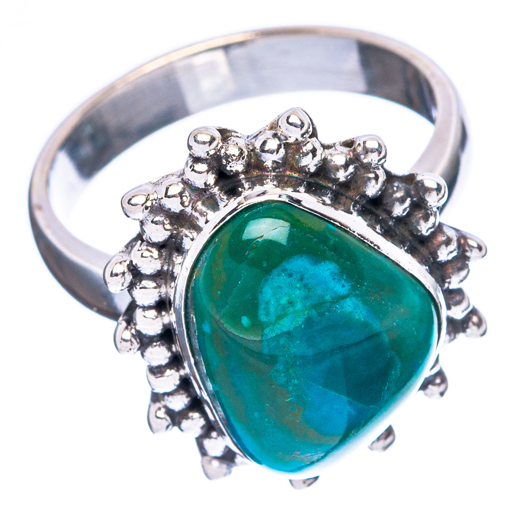 Chrysocolla Ring Size 6 (925 Sterling Silver) R5073