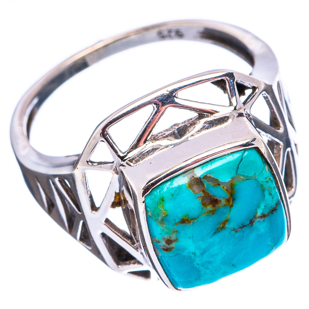 Mohave Turquoise Ring Size 7.5 (.925 Sterling Silver)
