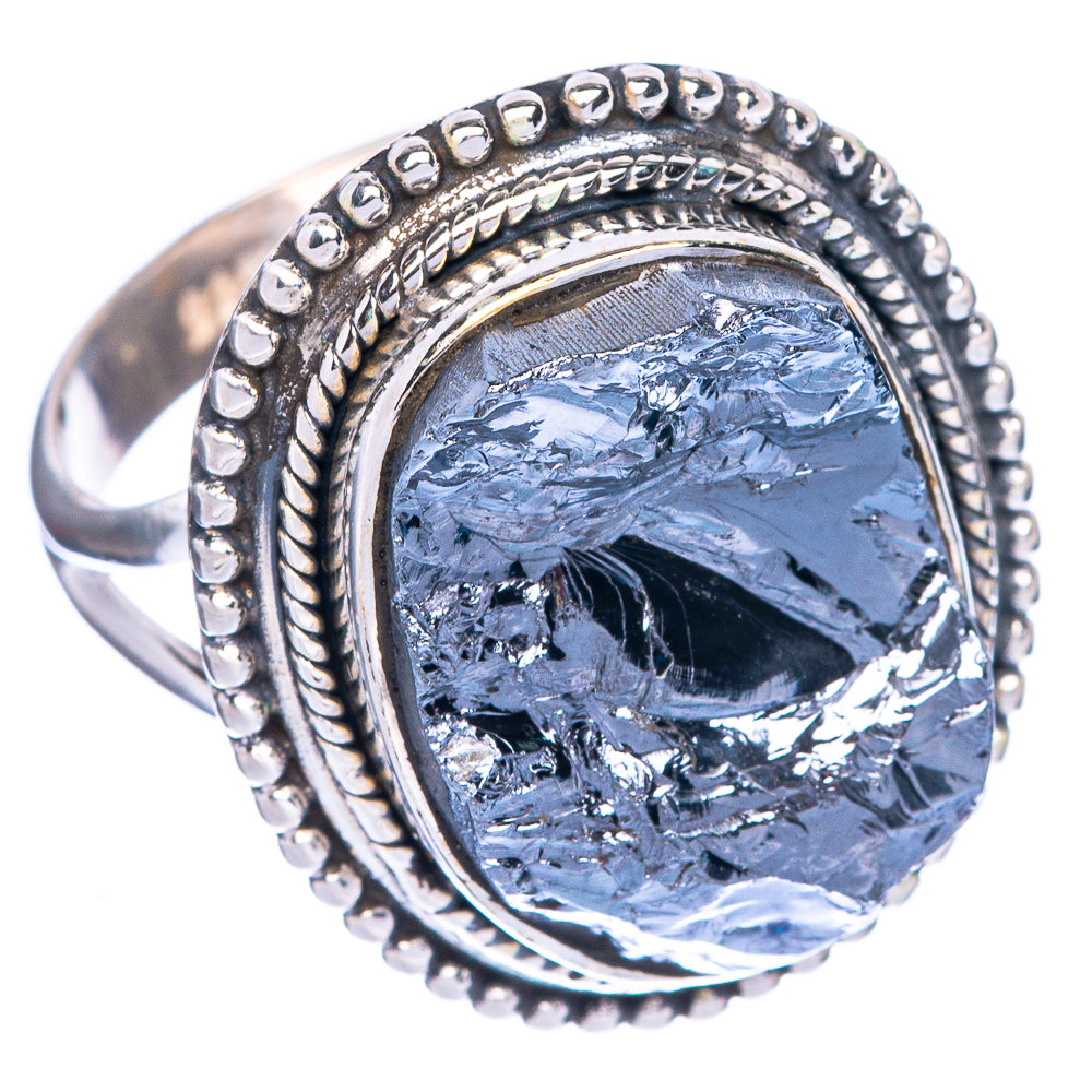 Raw Galena Ring Size 9 (925 Sterling Silver) R1306