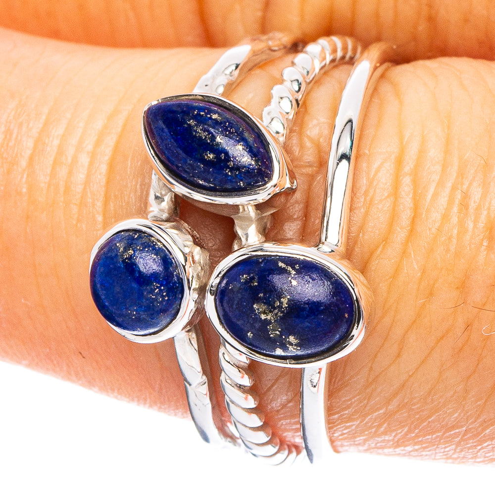 Lapis Lazuli 925 Sterling Silver Premium Ring Size 8.75 (925 Sterling Silver) R6460