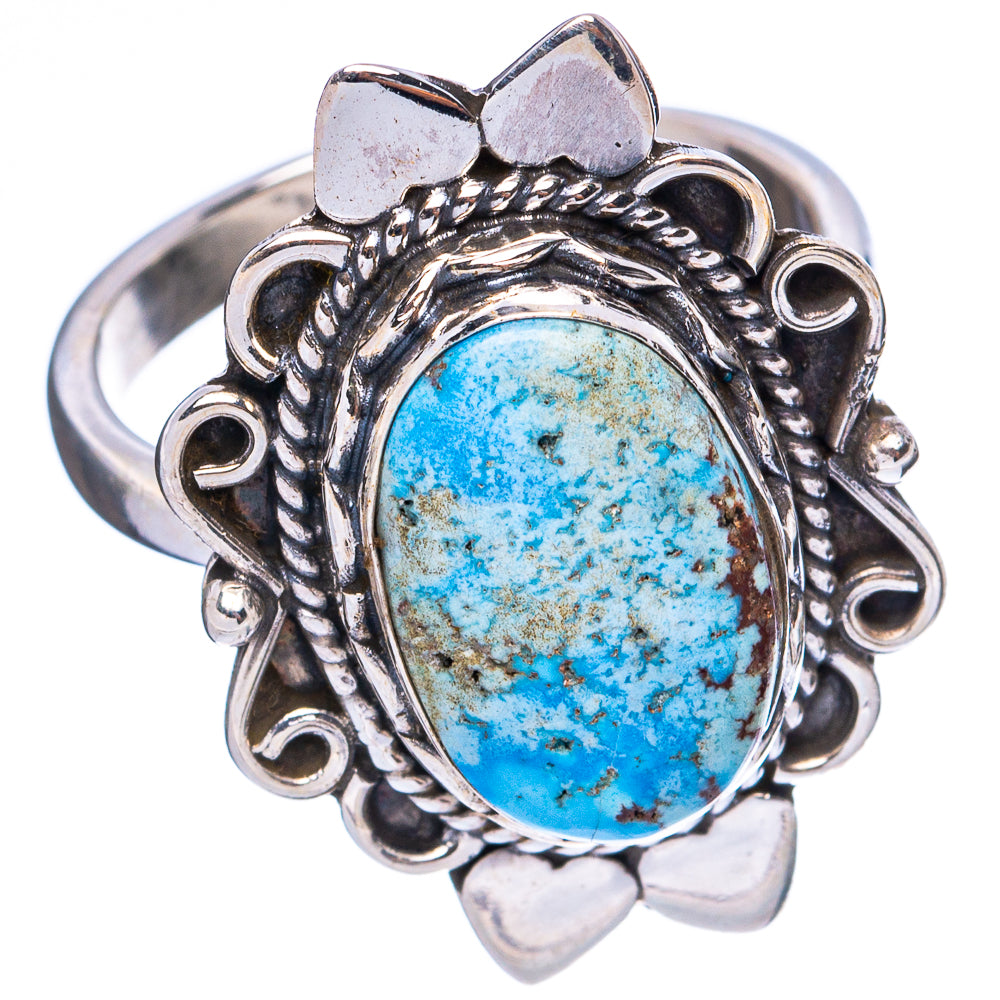Golden Hills Turquoise Ring Size 8.75 (925 Sterling Silver) R4953