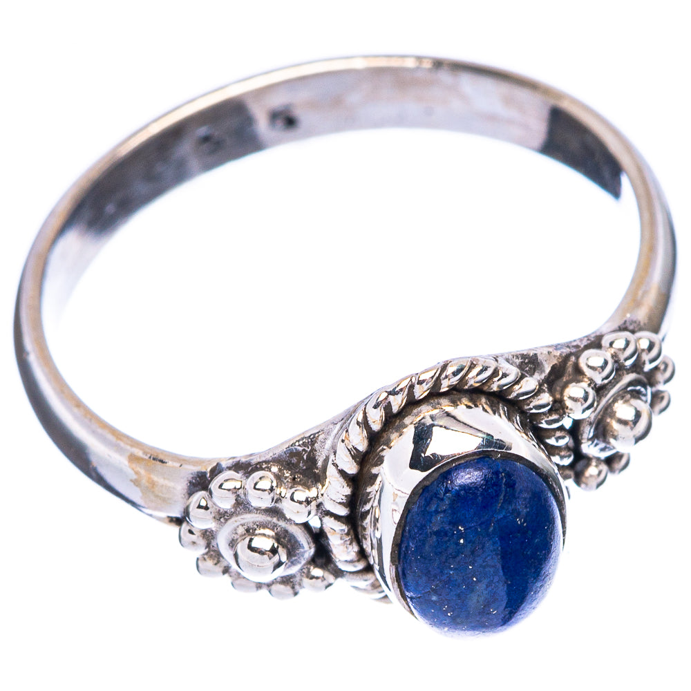 Lapis Lazuli Dainty Ring Size 7 (925 Sterling Silver) R5990
