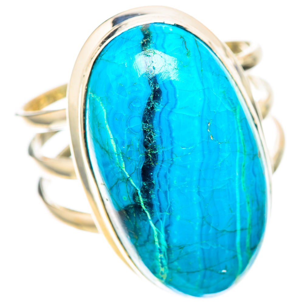 Large Chrysocolla 925 Sterling Silver Ring Size 11 (925 Sterling Silver) RING139471