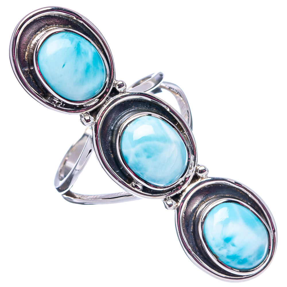 Signature Larimar Ring Size 6.75 (.925 Sterling Silver)