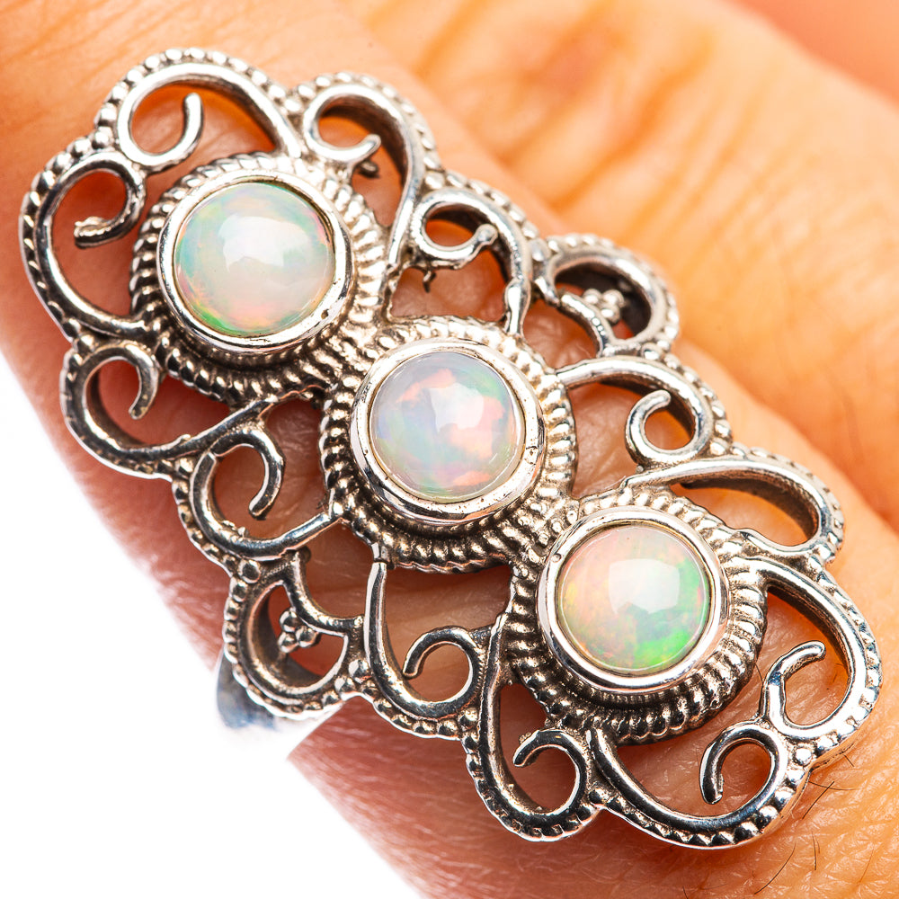 Ethiopian Opal Ring Size 7.75 (925 Sterling Silver) RING143446