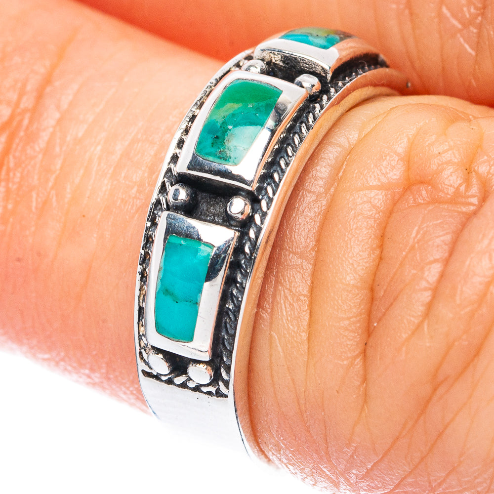 Rare Arizona Turquoise Ring Size 5.5 (925 Sterling Silver) R3397
