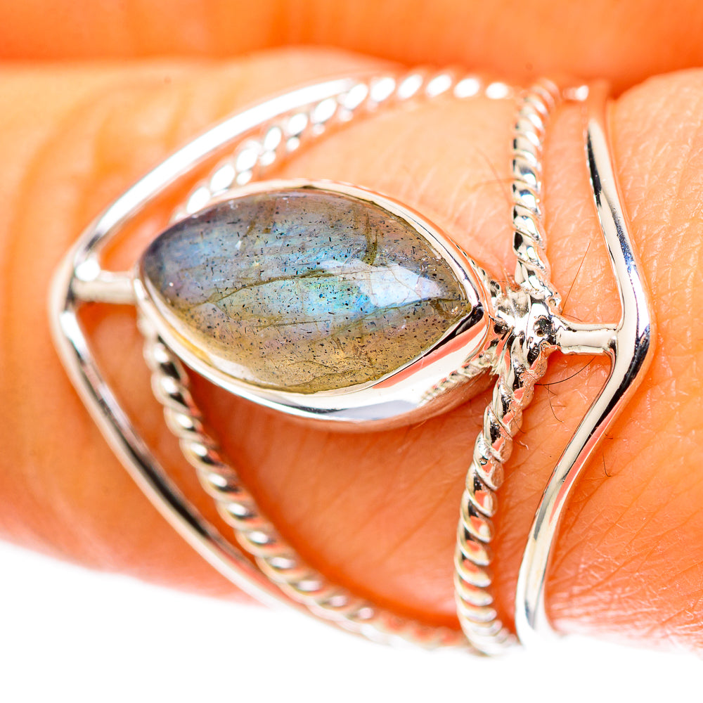 Premium Labradorite Ring Size 8 (925 Sterling Silver) RING138255