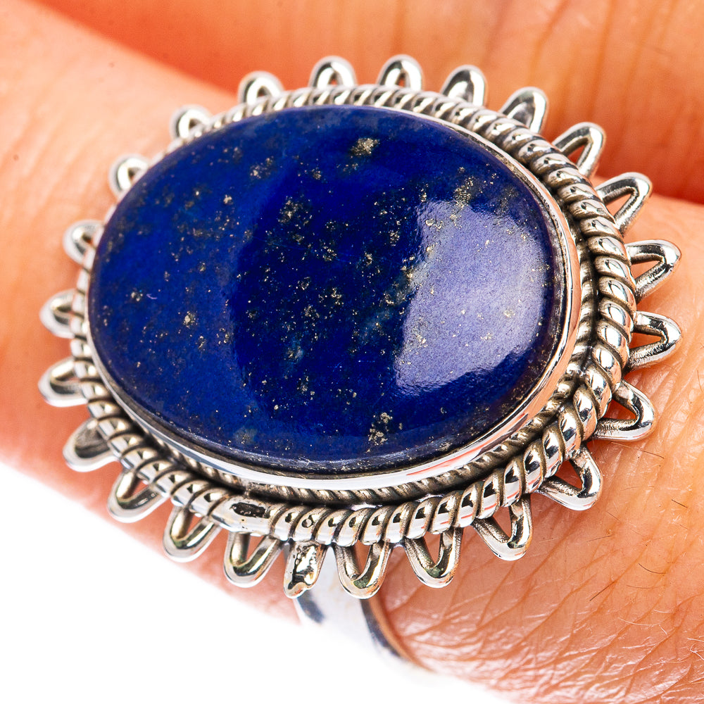 Lapis Lazuli Ring Size 8 (925 Sterling Silver) R1953