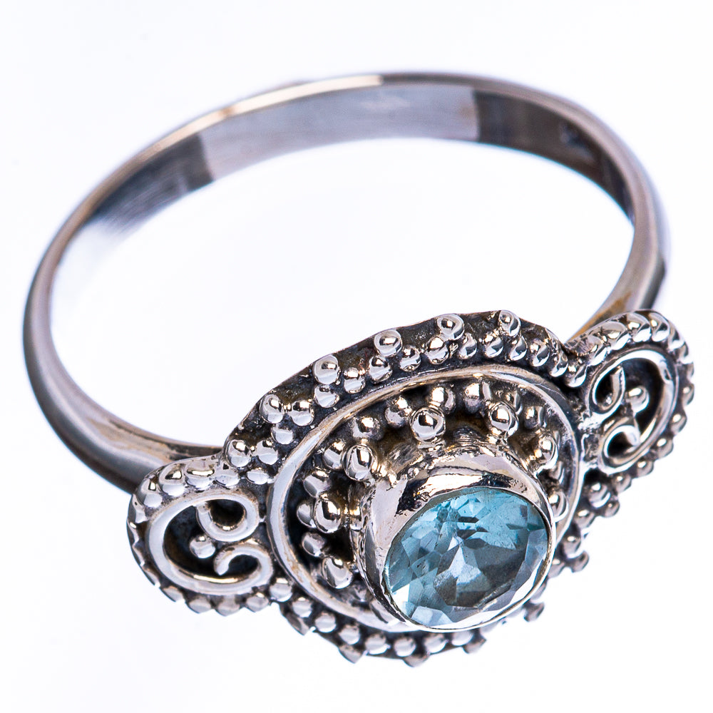 Value Blue Topaz Ring Size 6.75 (925 Sterling Silver) R3142