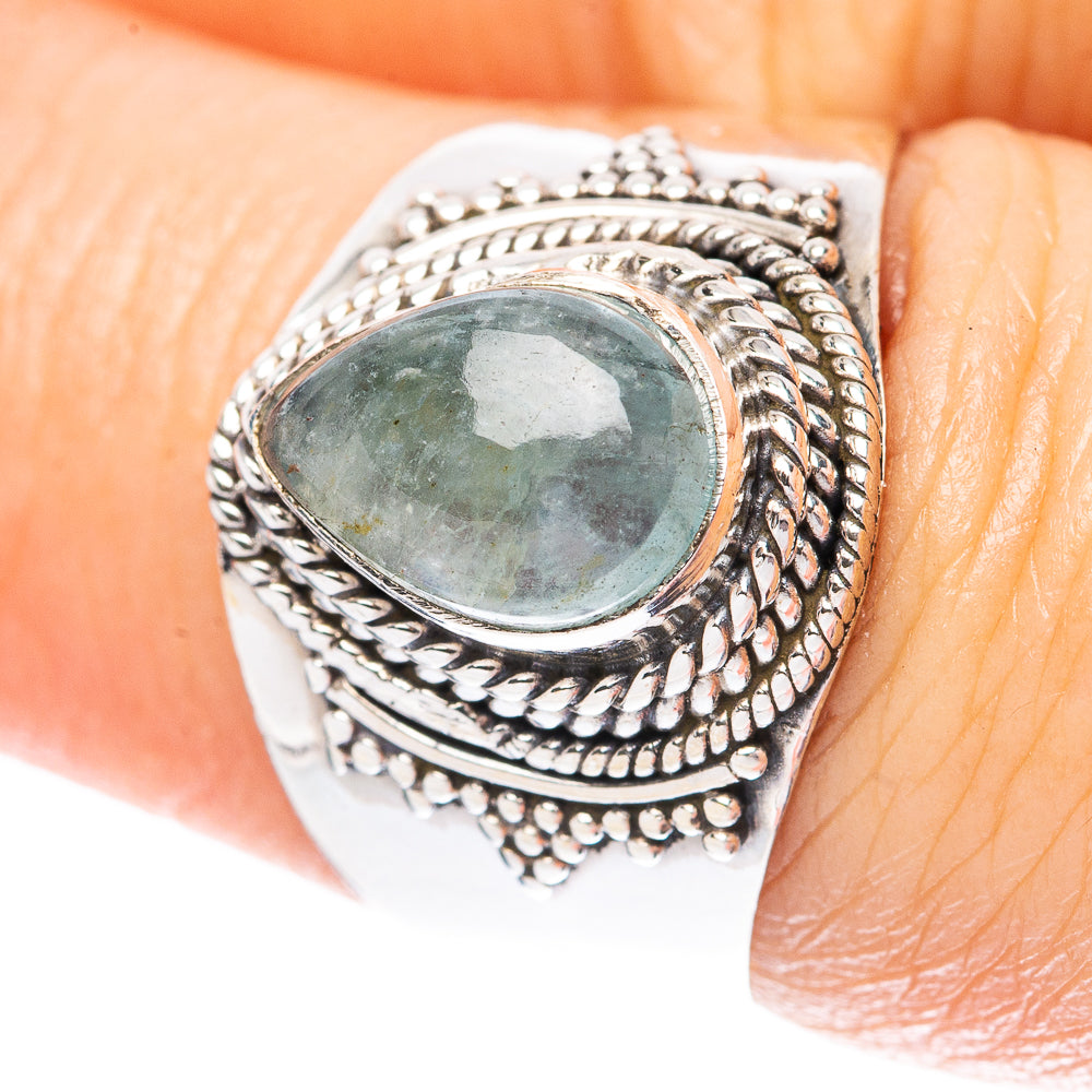 Aquamarine Ring Size 7.5 (925 Sterling Silver) R4005