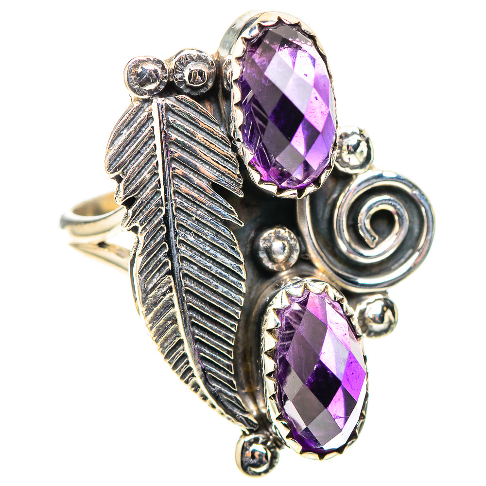 Faceted Amethyst Ring Size 7 (925 Sterling Silver) RING138550