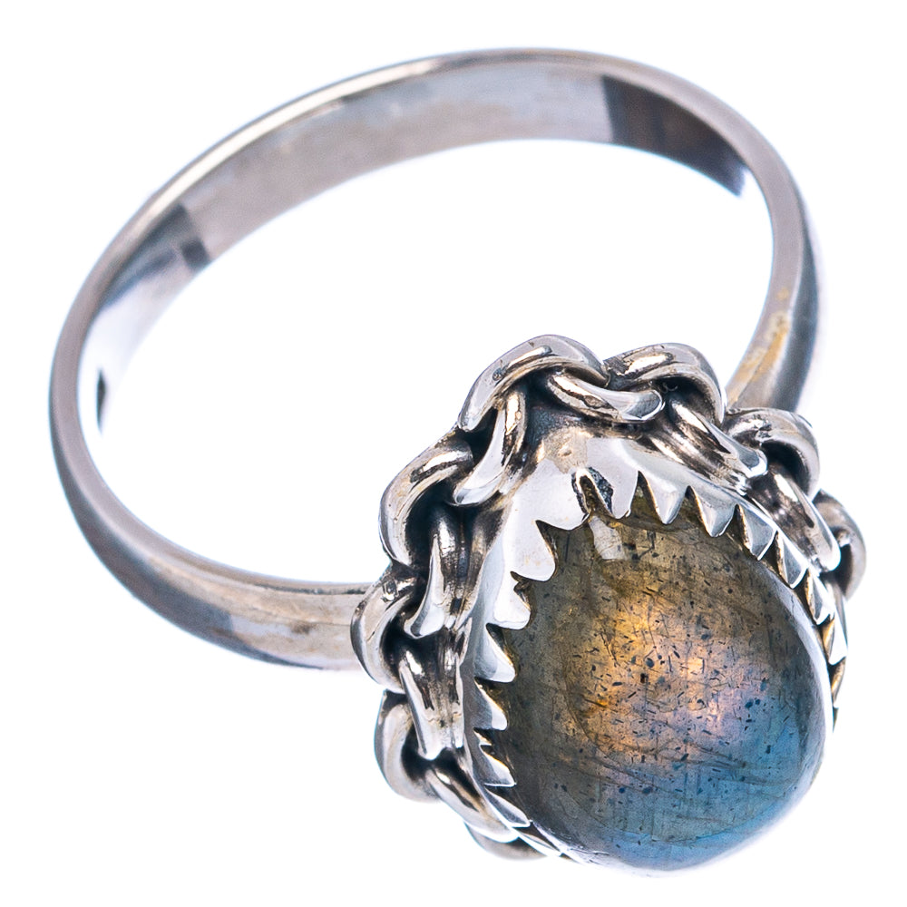 Labradorite Ring Size 7.25 (.925 Sterling Silver)