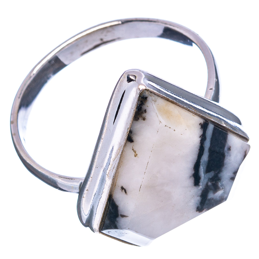 Wihte Buffalo Turquoise Ring Size 11.25 (.925 Sterling Silver)