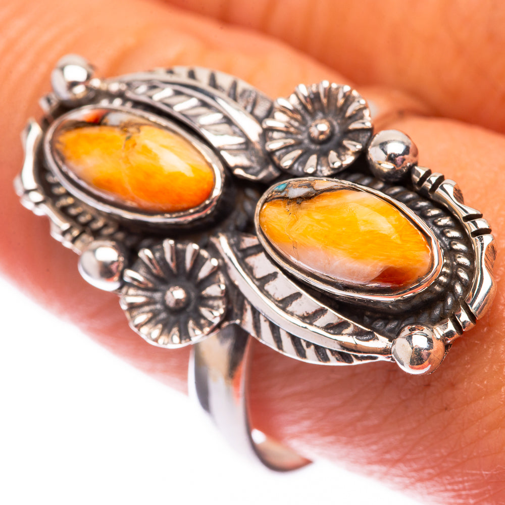 Spiny Oyster Turquoise 925 Sterling Silver Ring Size 9.75 (925 Sterling Silver) RING140290