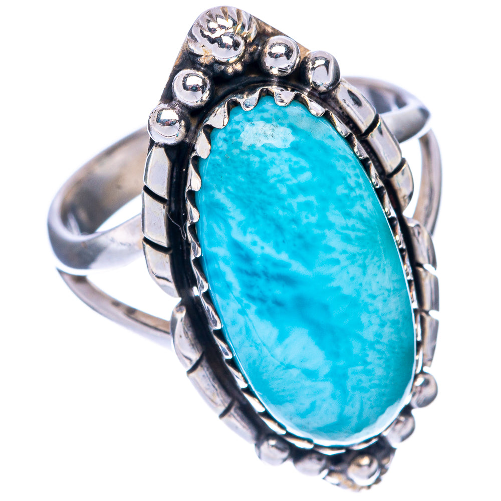 Large Larimar Ring Size 7 (925 Sterling Silver) R144830