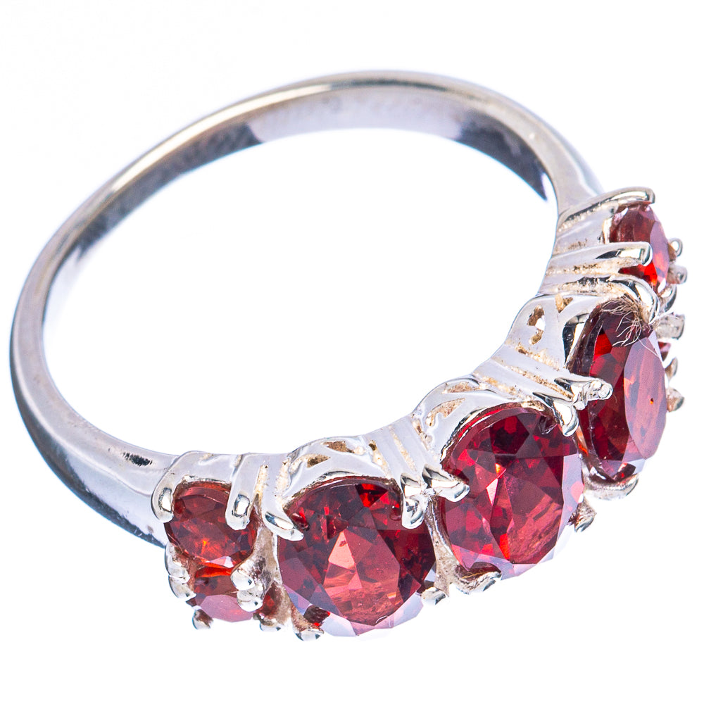 Value Garnet Ring Size 6.75 (925 Sterling Silver) R3365
