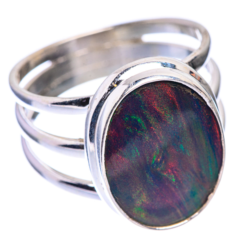 Aura Opal Ring Size 8.25 (925 Sterling Silver) R140588