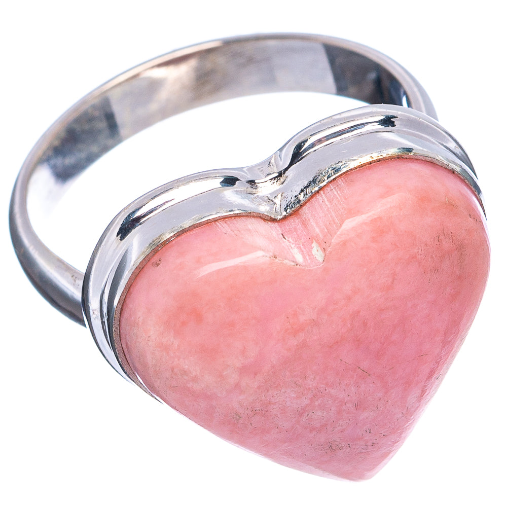 Pink Opal Ring Size 7.75 (.925 Sterling Silver)