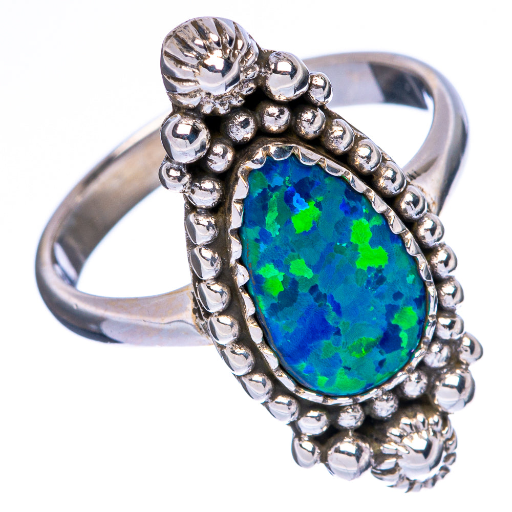 Synthetic Opal Ring Size 8.25 (925 Sterling Silver) R146082
