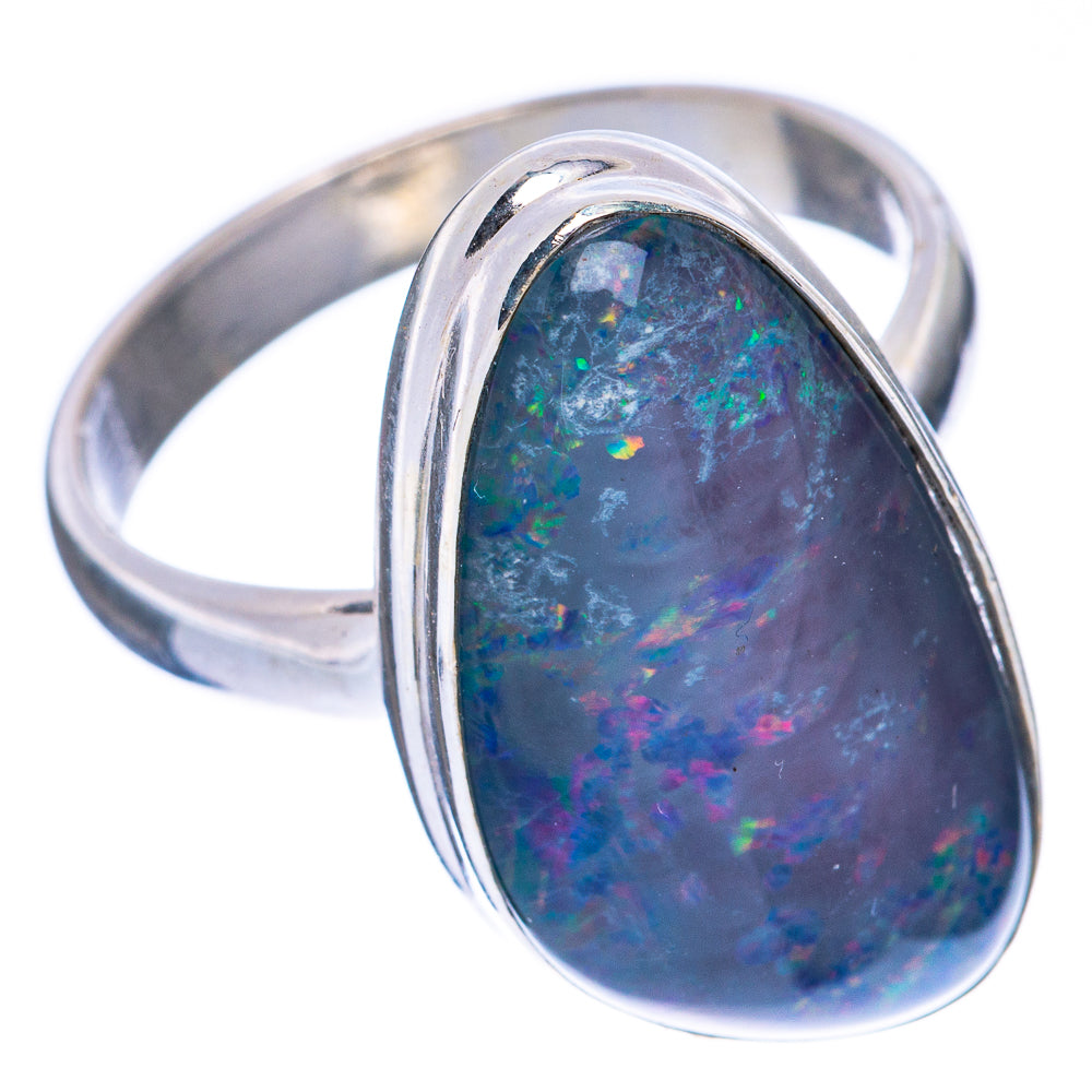 Rare Triplet Opal Ring Size 8.25 (925 Sterling Silver) R2075