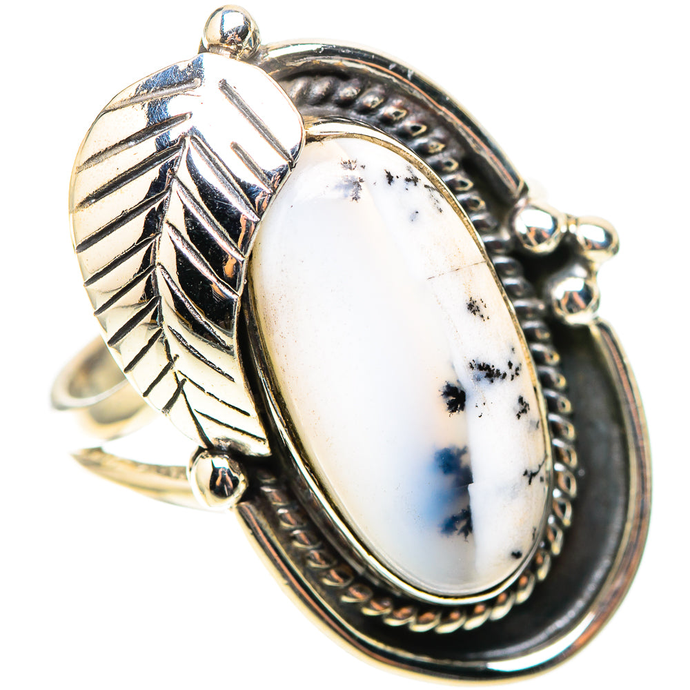 Dendritic Opal Ring Size 8.5 (925 Sterling Silver) RING138696