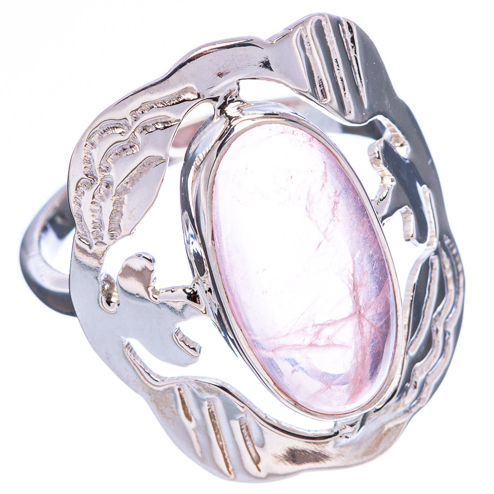Premium Rose Quartz Ring Size 7 (.925 Sterling Silver)