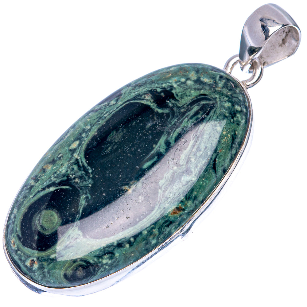 Galaxy Jasper Pendant 1 3/4" (925 Sterling Silver) P42214