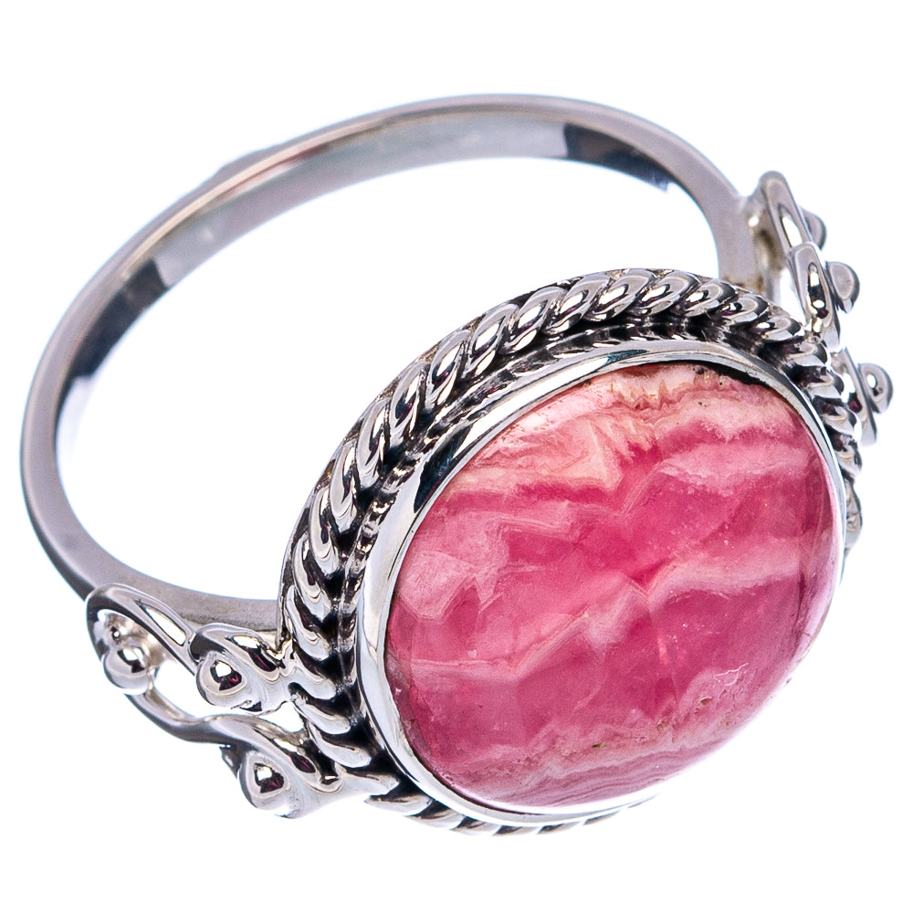 Premium Rhodochrosite Ring Size 8.75 (.925 Sterling Silver)
