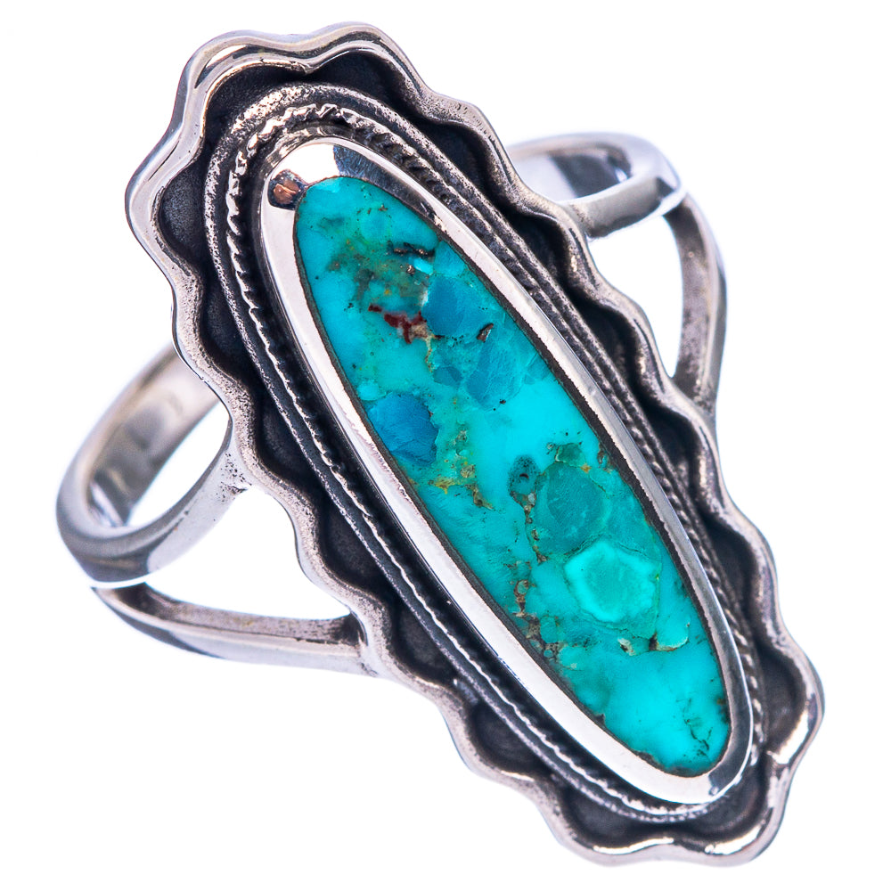 Rare Arizona Turquoise Ring Size 6.75 (925 Sterling Silver) R2267
