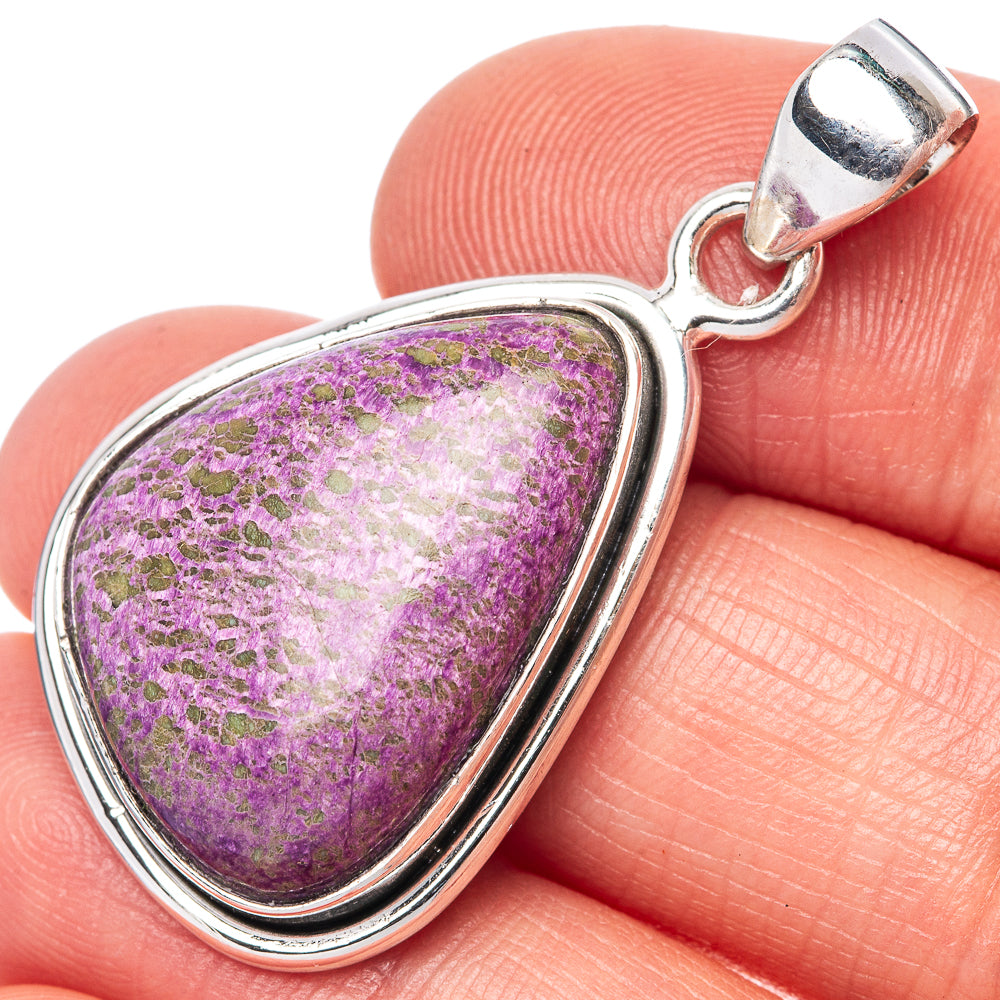 Stichtite Pendant 1 1/2" (925 Sterling Silver) P42516