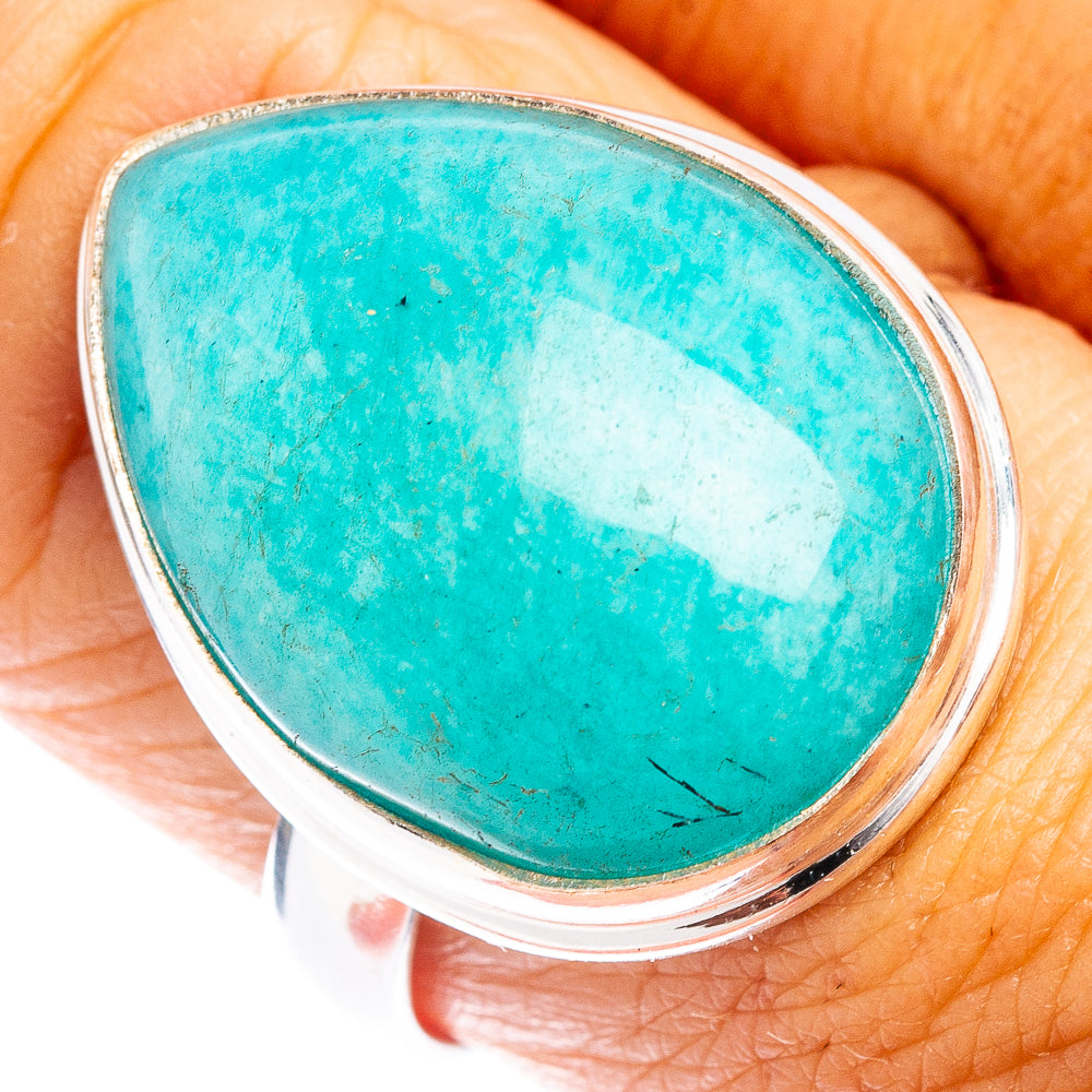 Amazonite Ring Size 9 (.925 Sterling Silver)
