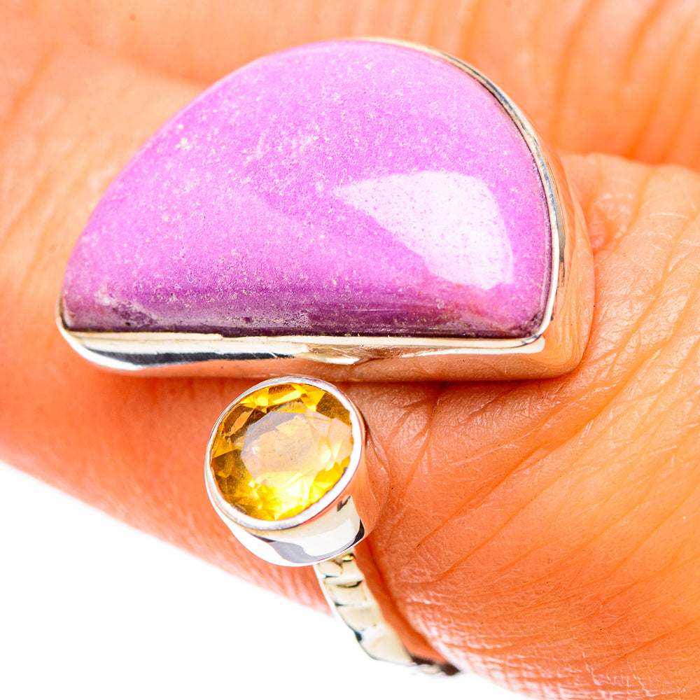 Premium Phosphosiderite, Citrine Ring Size 7 Adjustable (925 Sterling Silver) RING138110