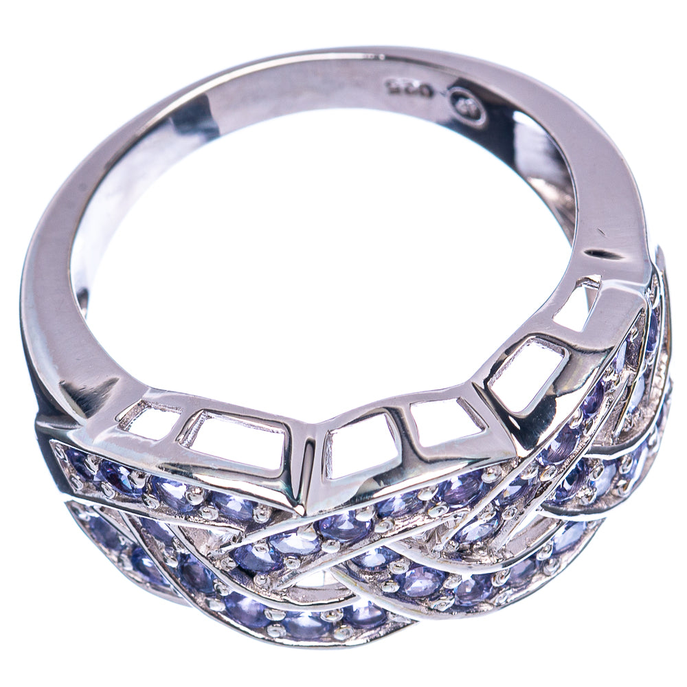 Rare Premium Faceted Tanzanite Ring Size 11.25 (.925 Sterling Silver)
