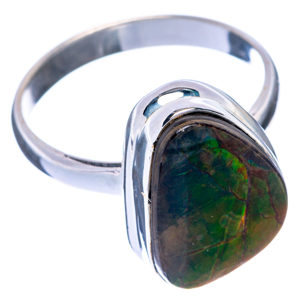 Ammolite Ring Size 7.75 (925 Sterling Silver) R144966
