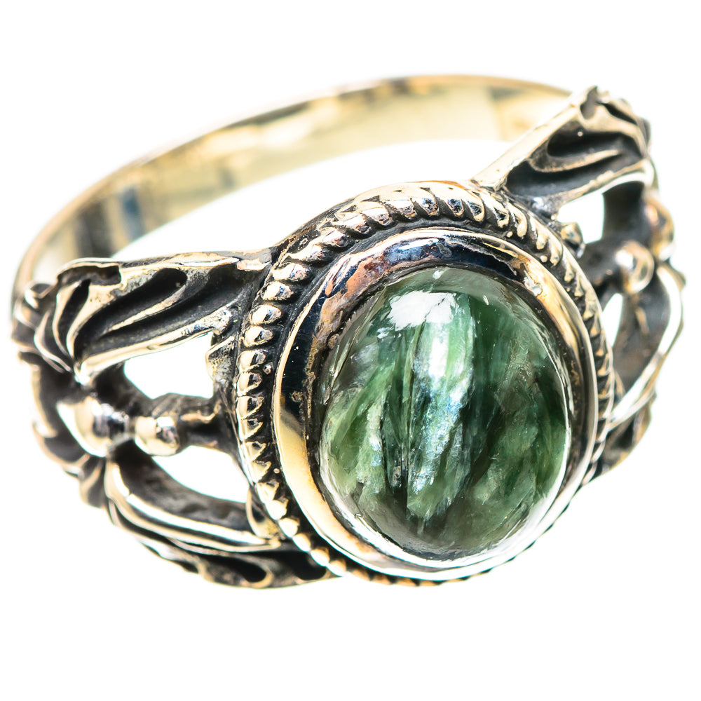 Seraphinite 925 Sterling Silver Ring Size 9.25 (925 Sterling Silver) RING139337