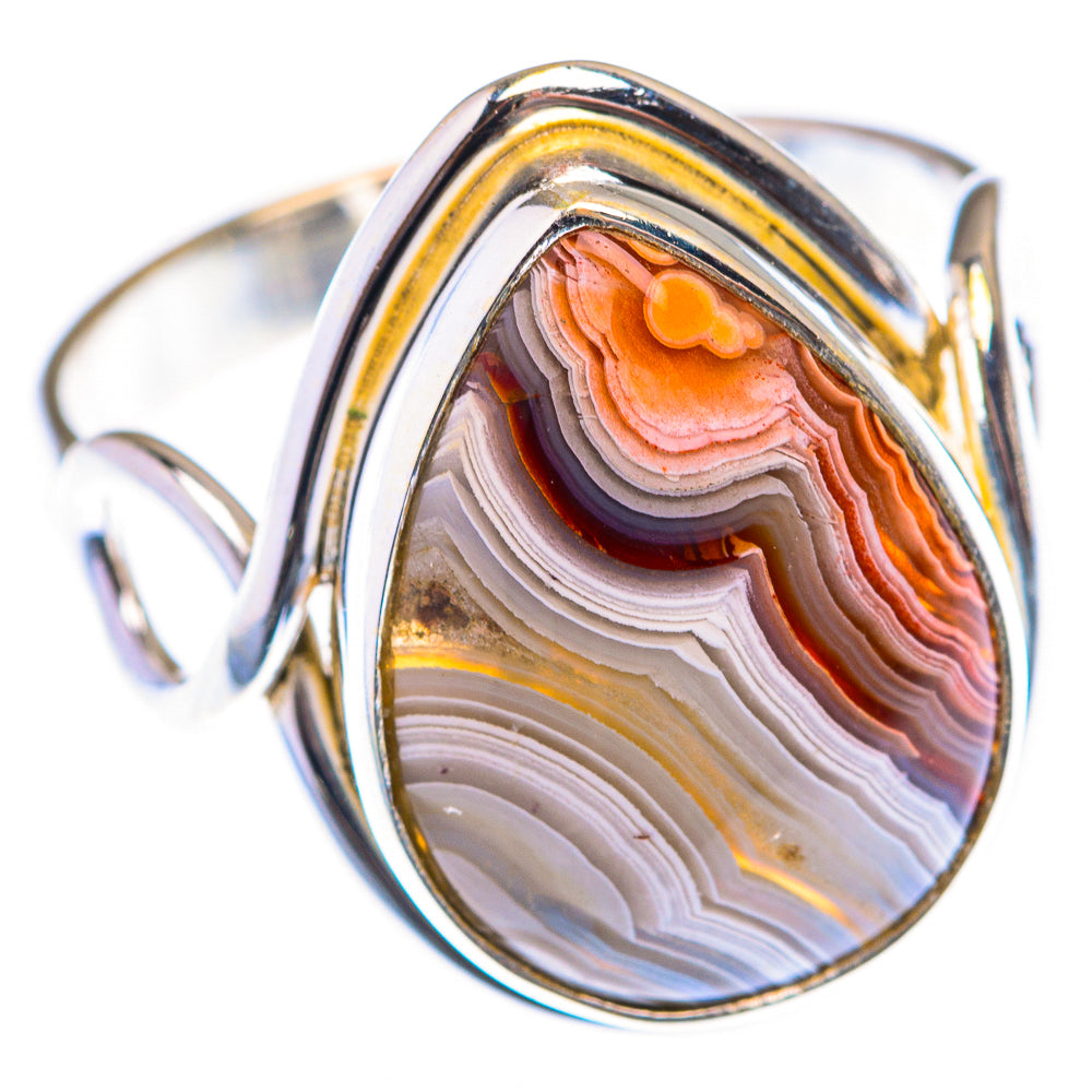 Laguna Lace Agate Ring Size 9.75 (925 Sterling Silver) RING139965