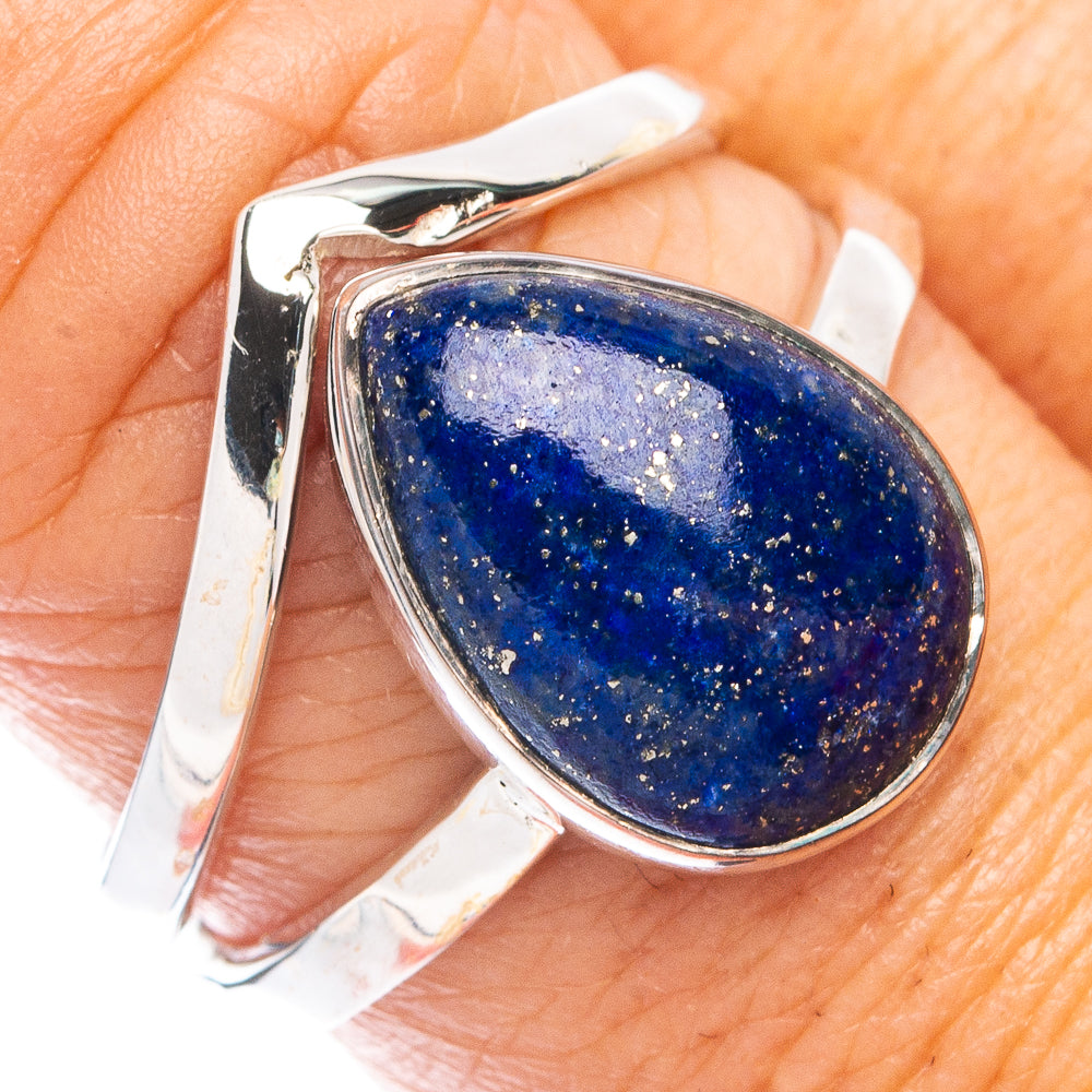 Premium Lapis Lazuli Ring Size 8.75 (925 Sterling Silver) R7632